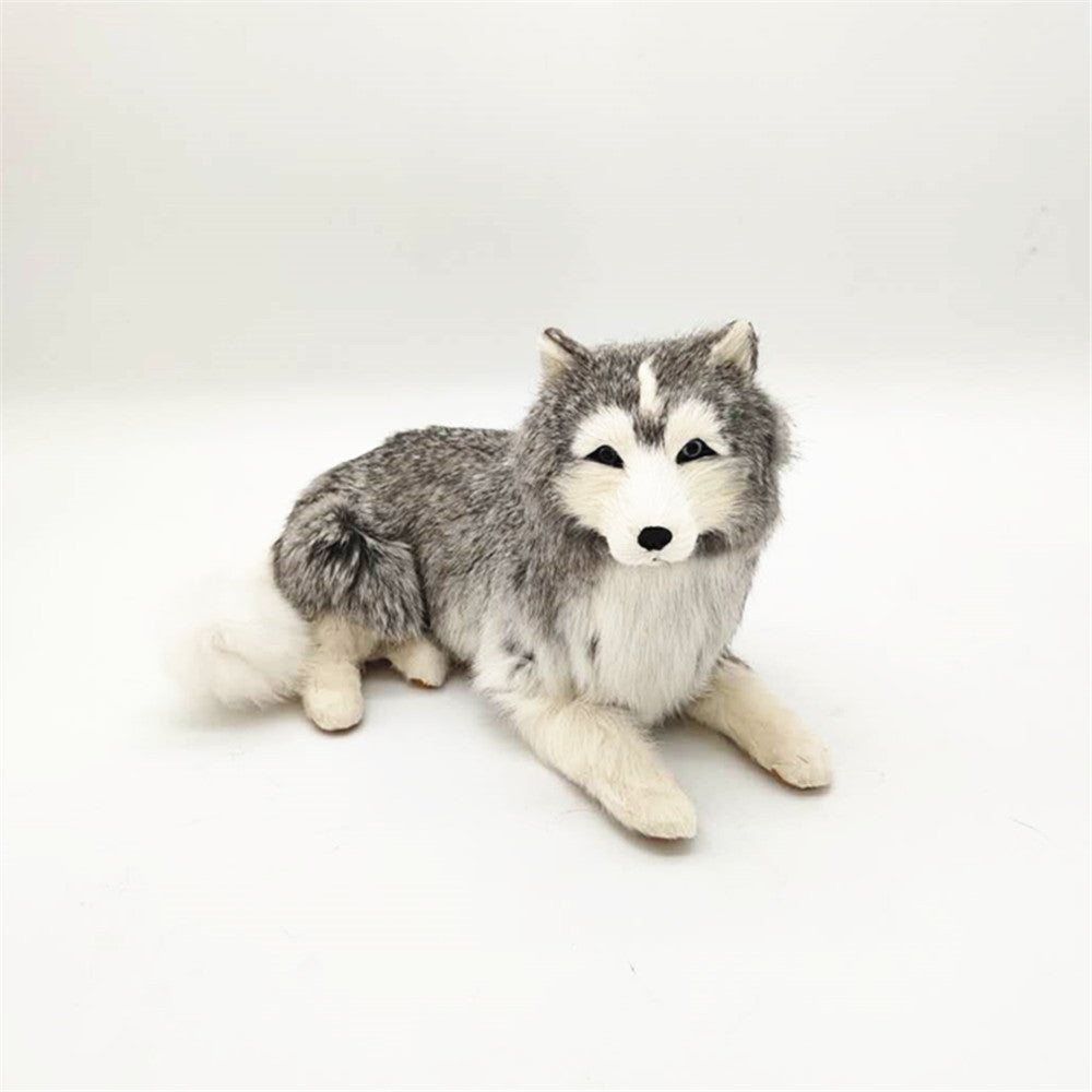 Hot Simulation Husky Pet Dog Fur Handicrafts