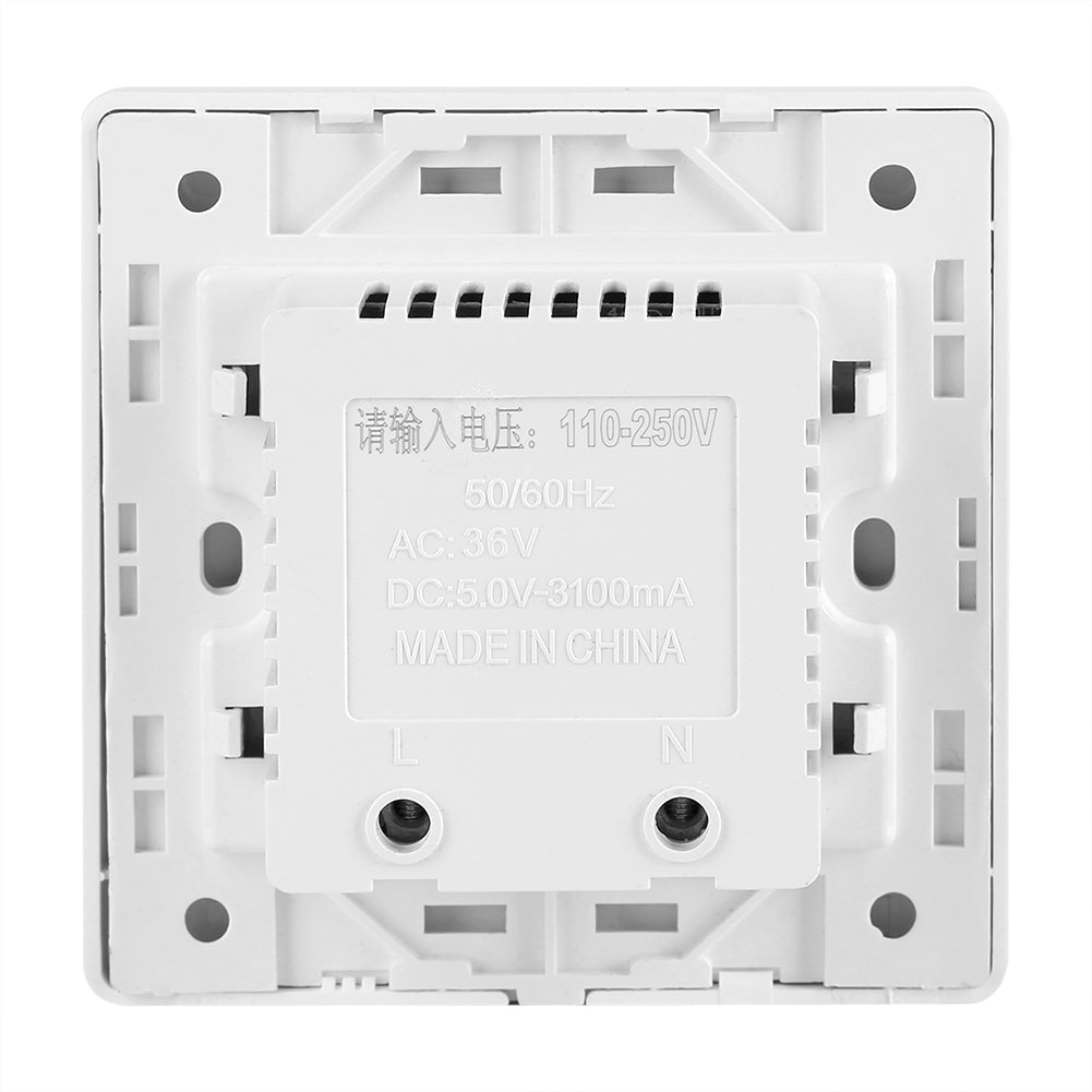 USB charging wall socket panel