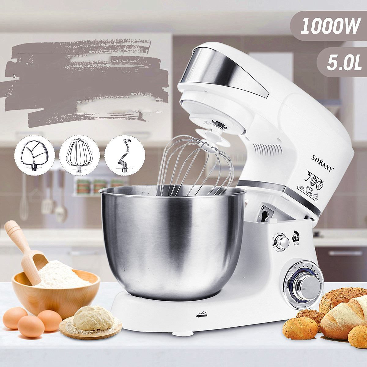 Multifunctional Automatic Dough Kneading Machine