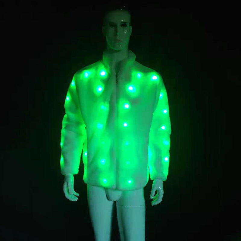 Led Men And Women Couple Reflective Sun Protection Jacket