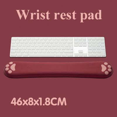 Cat's Claw Memory Foam Keyboard Hand Support Wristband Cute Cartoon Creative