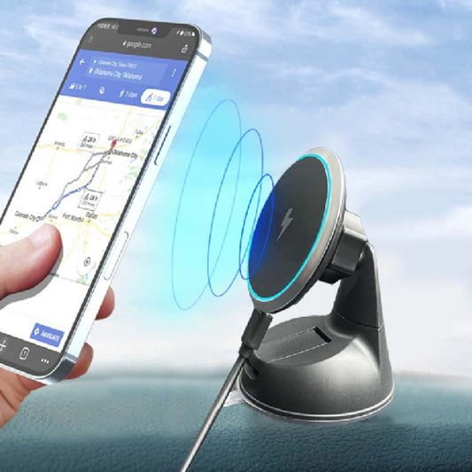 15W Magnetic Car Wireless Charger Fast Charge Air Outlet Bracket