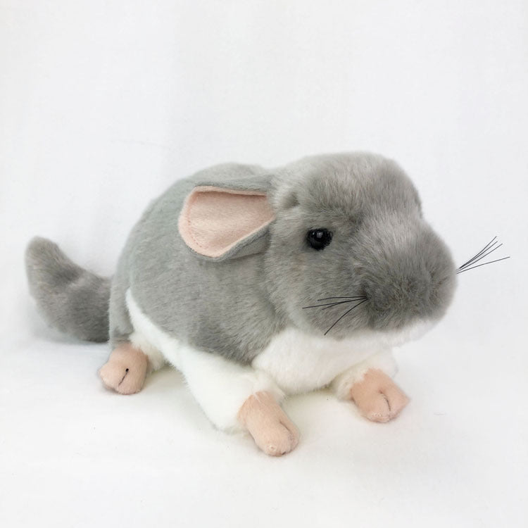 Simulated Animal Chinchilla Plush Toy Realistic Ornament