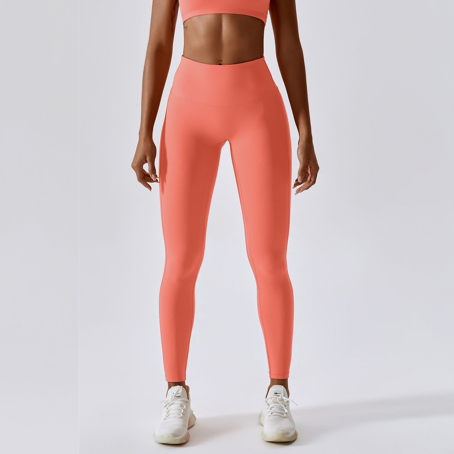 Nude Feeling Yoga Pants Hip-lifting Running Speed Dry Fitness Pants Candy Color High Waist