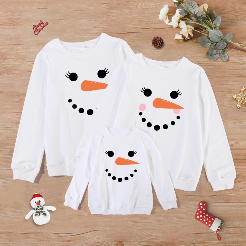 Christmas Dwarf Creative Funny Print Crew Neck Top