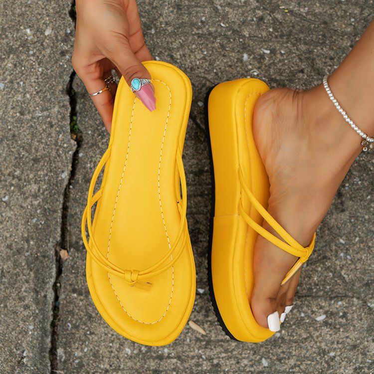 Thick Bottom Flip-flops SummerOutdoor Slippers Beach Shoes