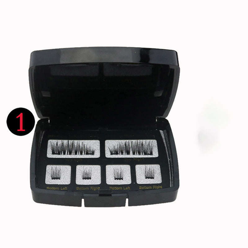 Magnetic False Eyelashes Acrylic Set Without Glue Sharpening