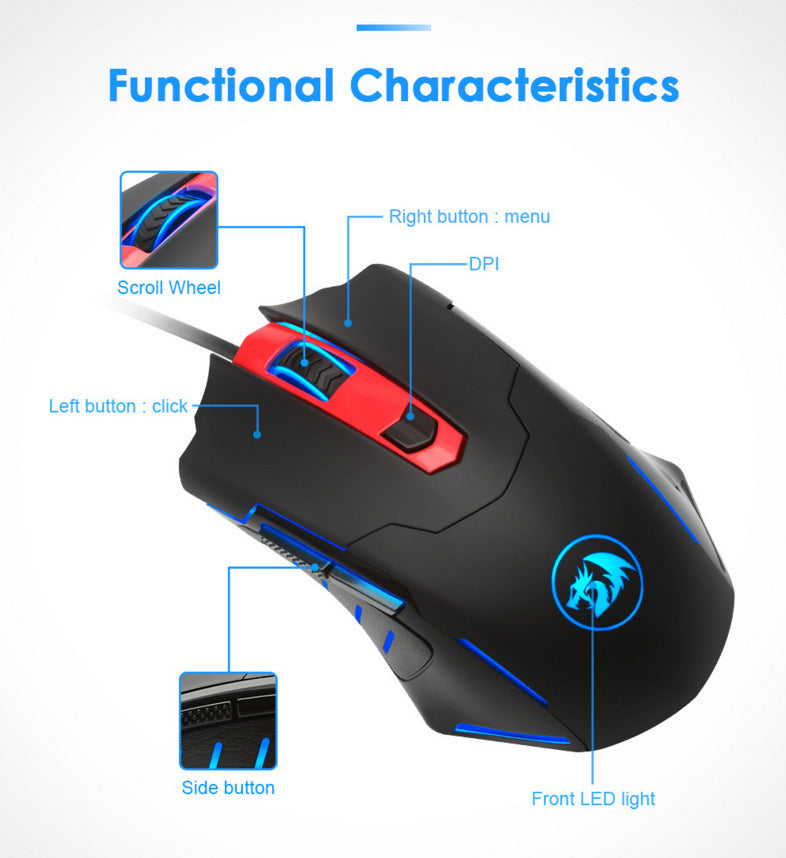 M705USB Wired Gaming Gaming Mouse For Desktop And Laptop Computers