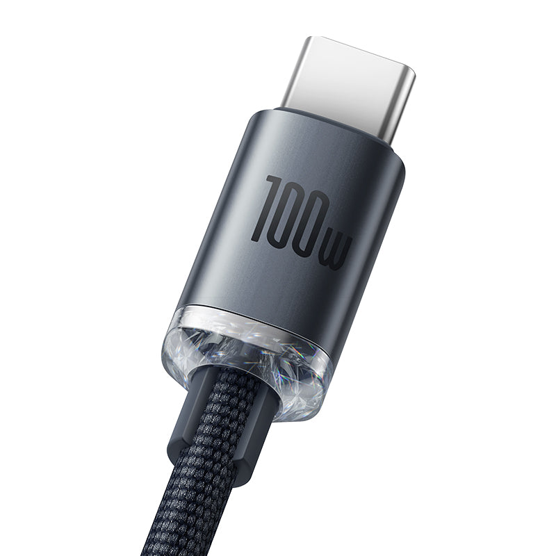 Crystal Shine Series Fast Charging Data Cable USB To Type C