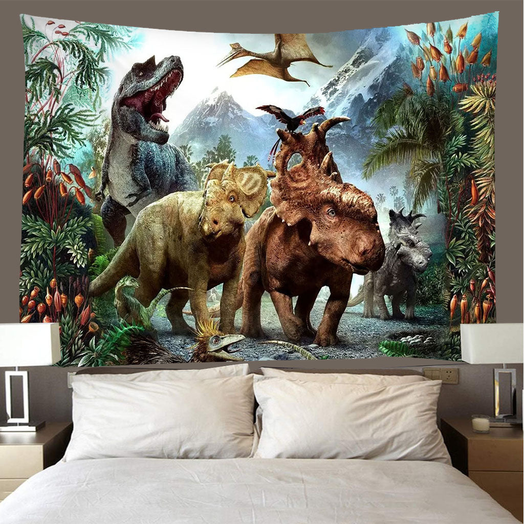 Dinosaur Wall Beach Carpet Cloth