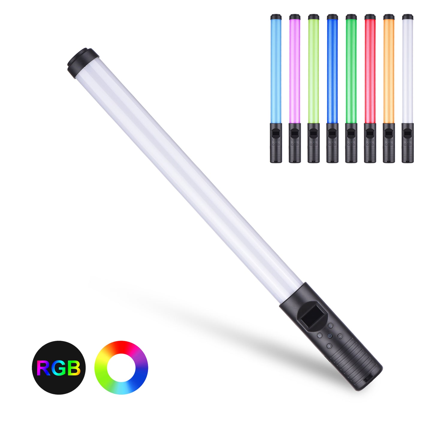 Dual Color Temperature Full-color Handheld Stick LED Photography Light-filling Stick