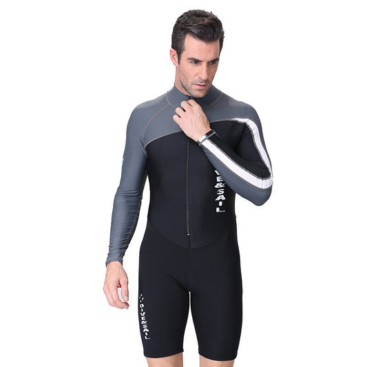 Men's And Women's One-piece Sunscreen Wetsuit Lycra