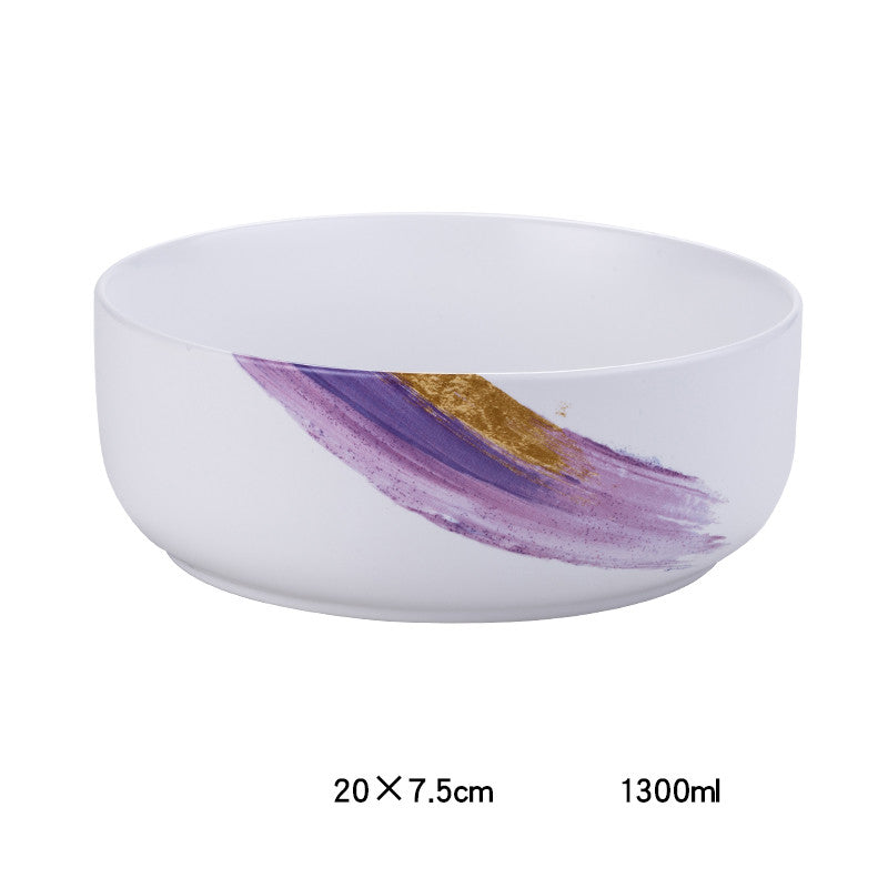 Creative Nordic Personality Simple Ceramic Western Food Bowl