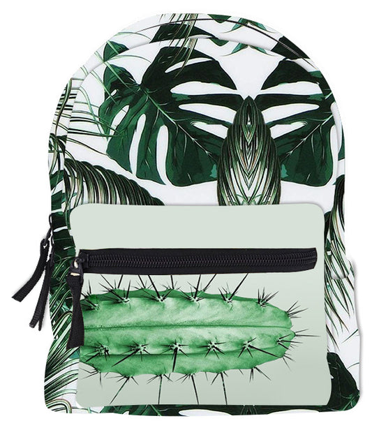 Oxford Cloth Backpack Backpack 3D Digital Printing Mini School Bag