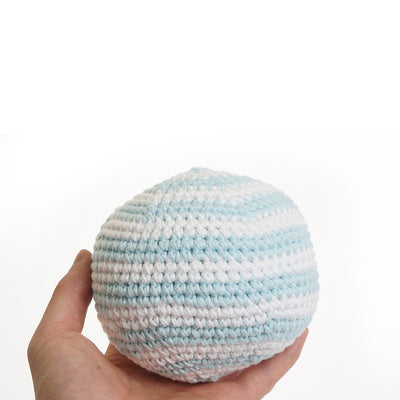 Baby eco-friendly cotton hand pull bell