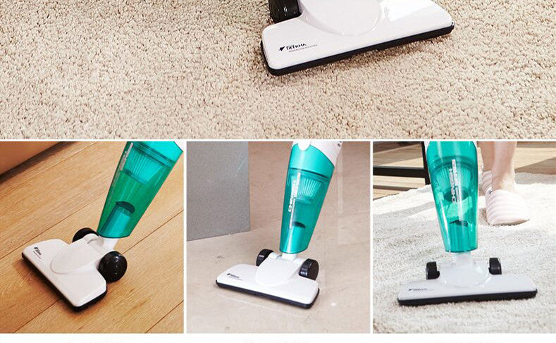 Household small push rod hand-held strong vacuum cleaner