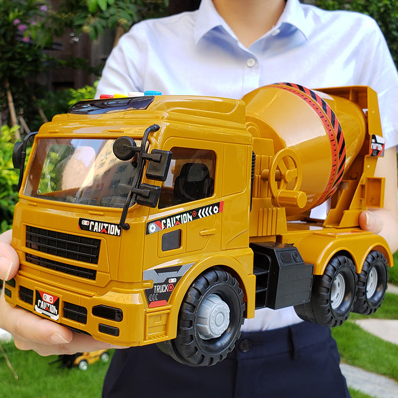 Children's Large Inertia Engineering Vehicle Will Tell A Story, Simulation Excavator Model, Enlightenment Music, Transport Vehicle Toy