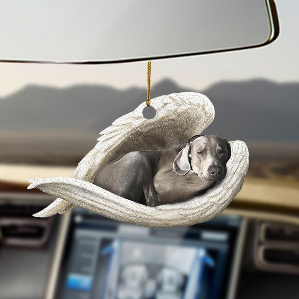 Car Pendant Sleeping Dog Angel Home Decor Acrylic Showcase Hanging Ornaments For Doors