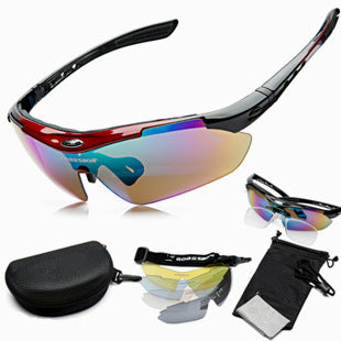 outdoor sports with a bike / bicycle gear box myopia goggles Sunglasses Polarized riding glasses