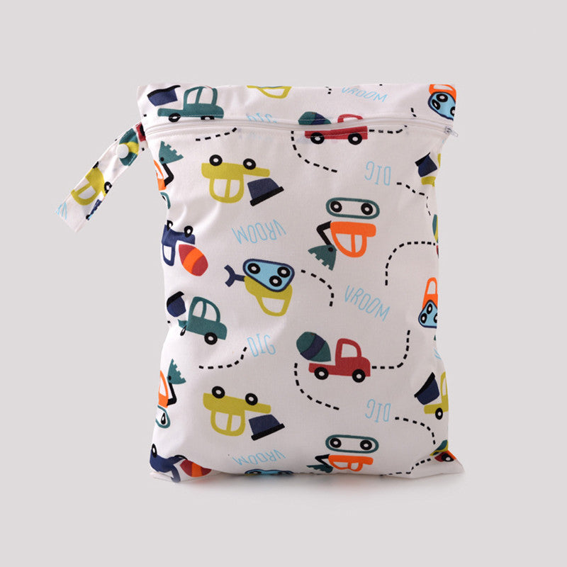 Baby Storage Bag Cartoon Diaper Pocket