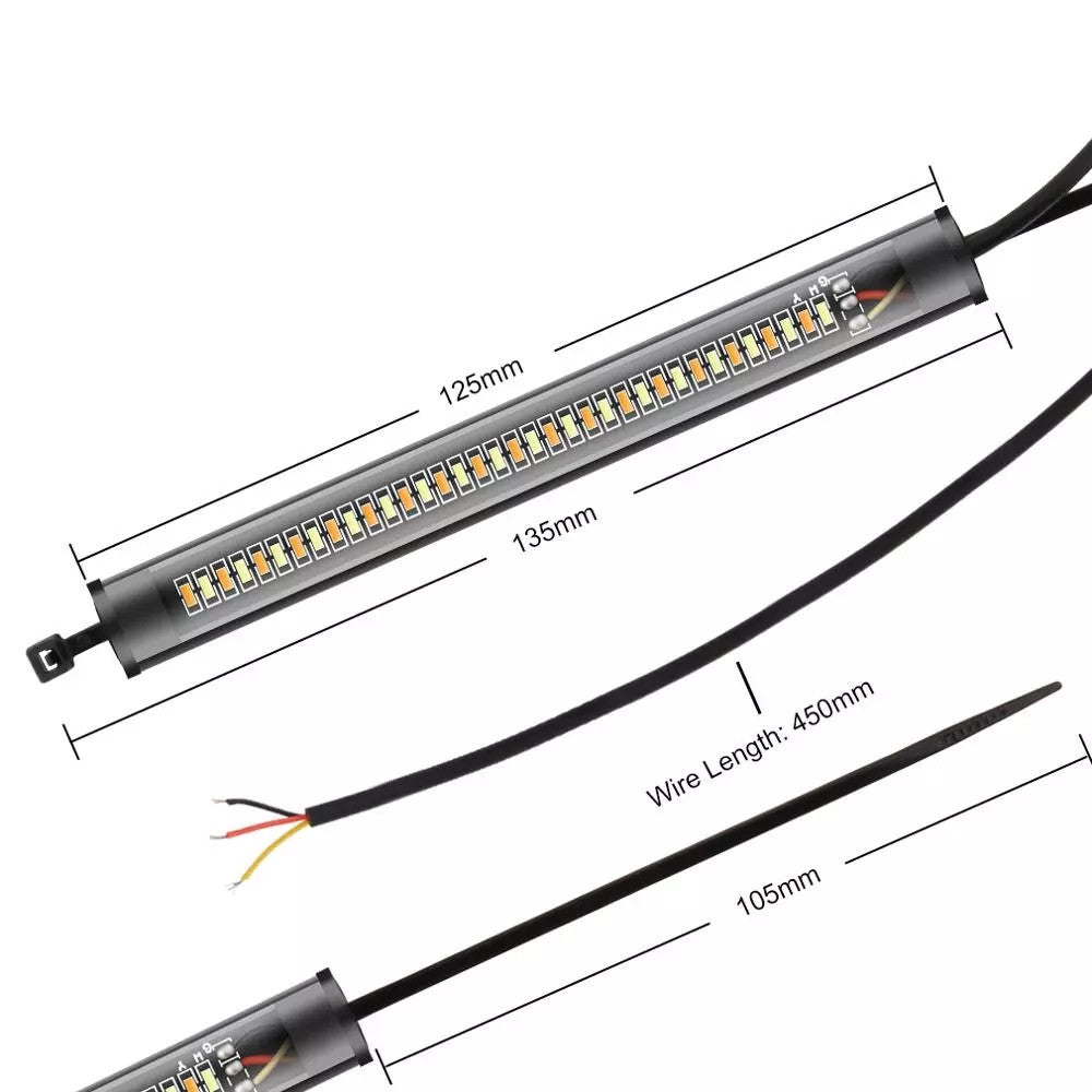 General Motorcycle Front Shock LED Ring Turn Signal