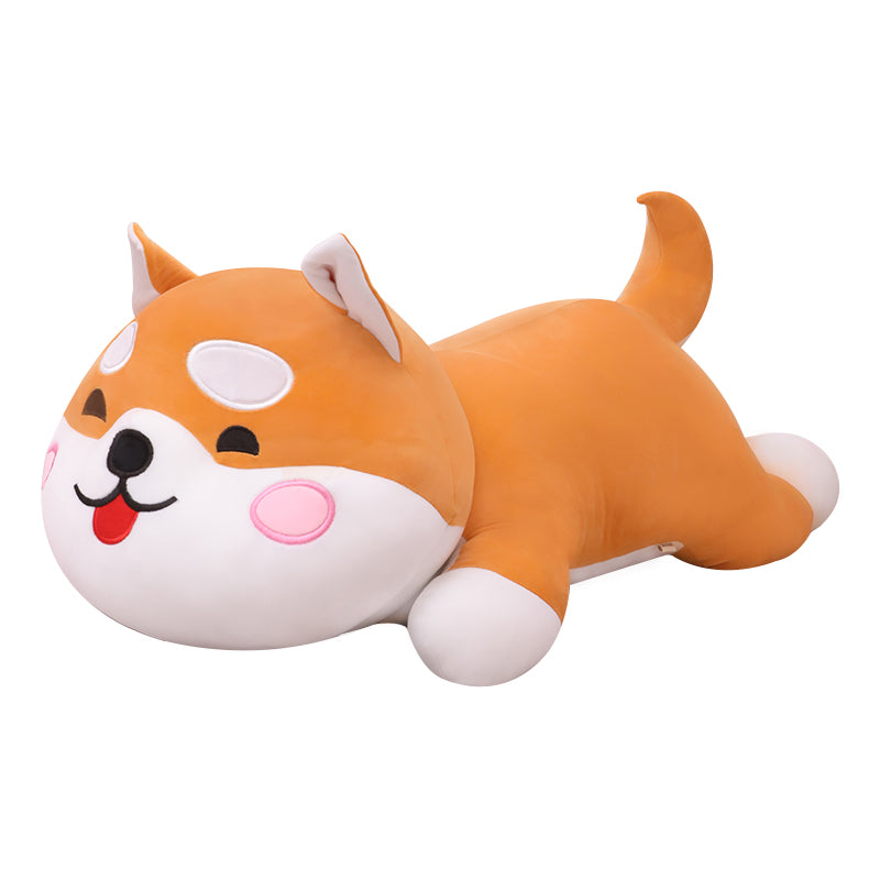 Shiba Inu Soft Doll Lying Down Dog Plush Toy