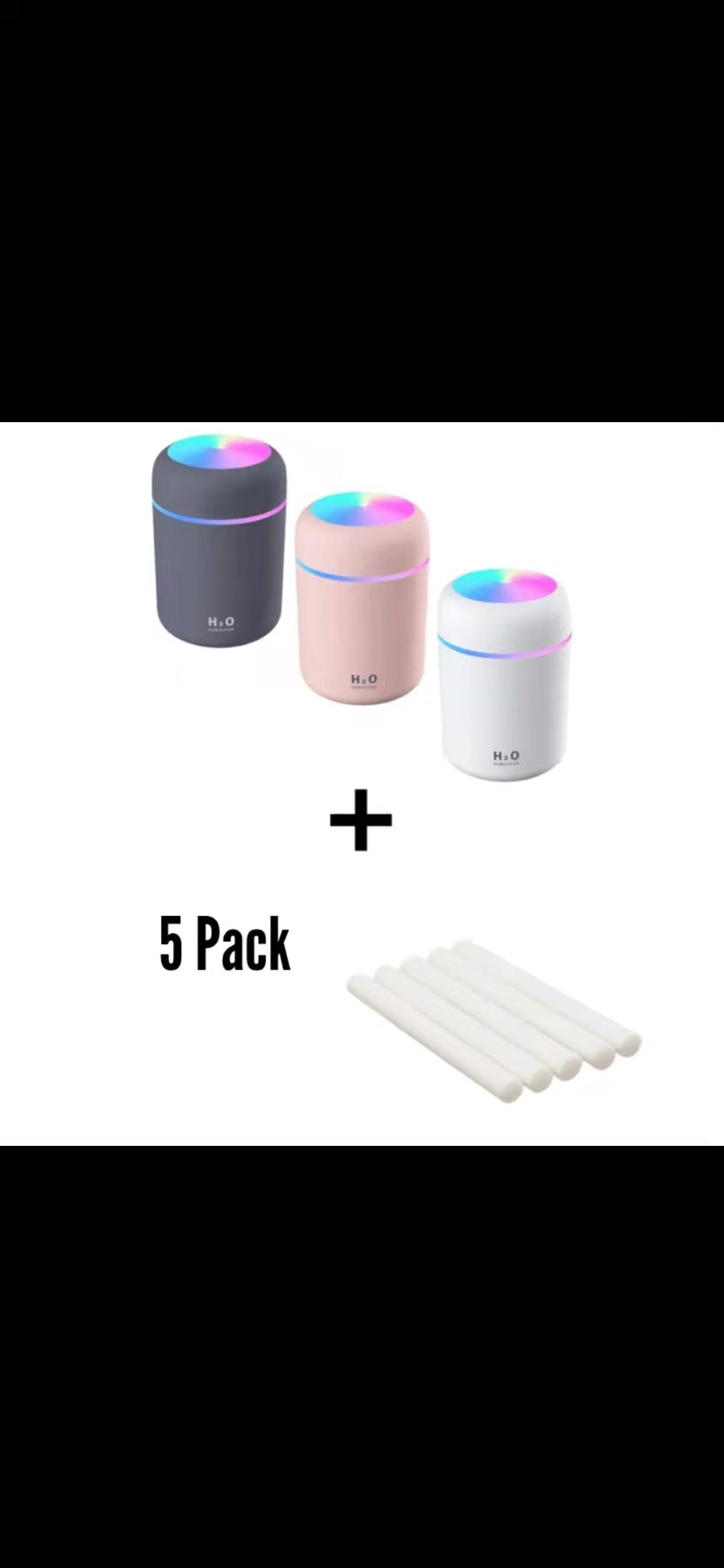 Portable USB Car Air Purifying Humidifier Colorful Cup