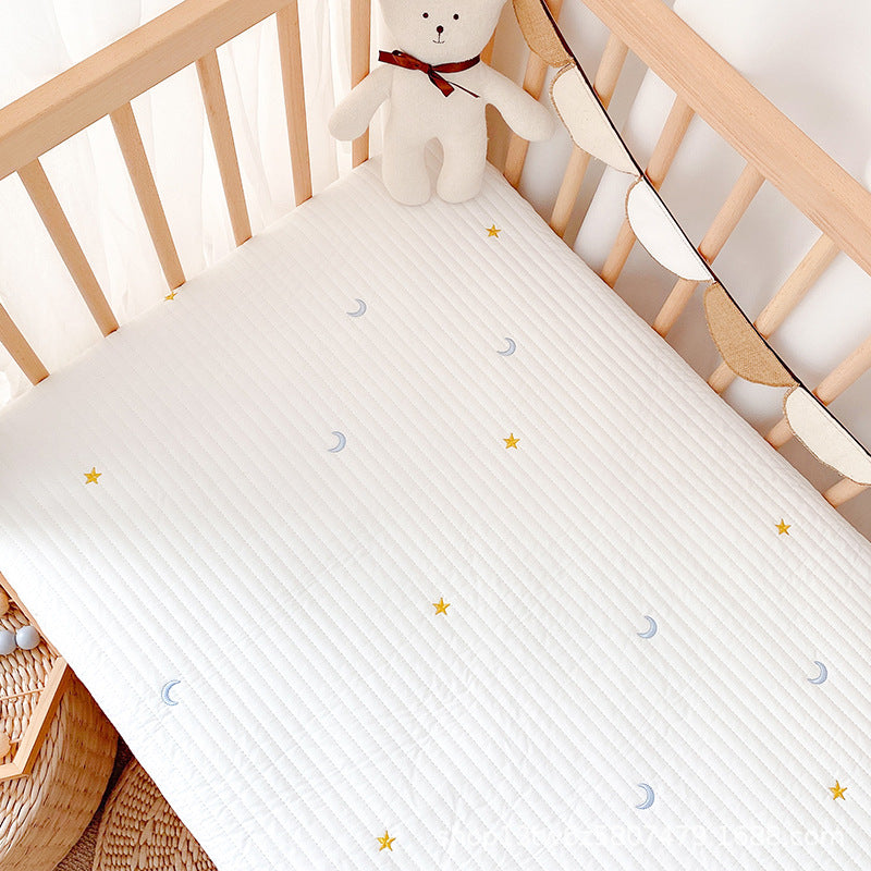 Ins Quilted Baby Cotton Fitted Sheet Mattress