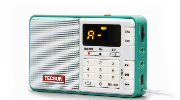 Tecsun Q3 Broadcast Recorder Digital Audio Player