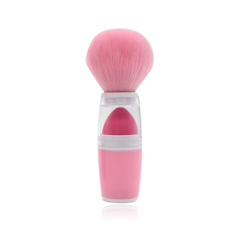 New portable blush brush single loose powder sponge head puff blush