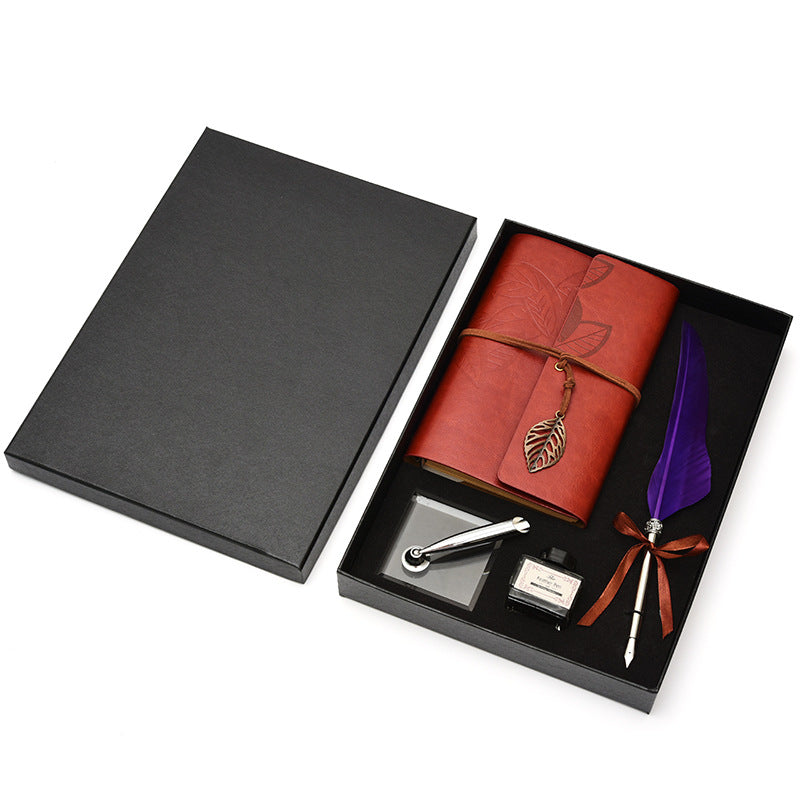 Feather Dip Pen Gift Set