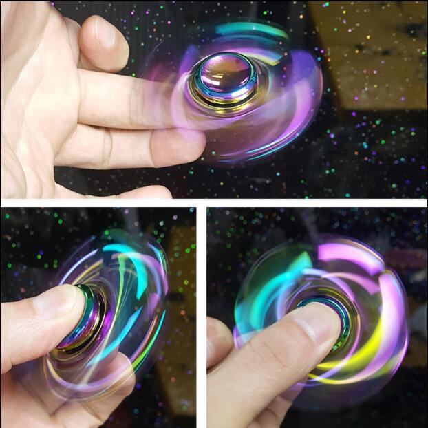Metal Colorful Fingertip Top Interphalangeal Rotating Decompression Children's Toy