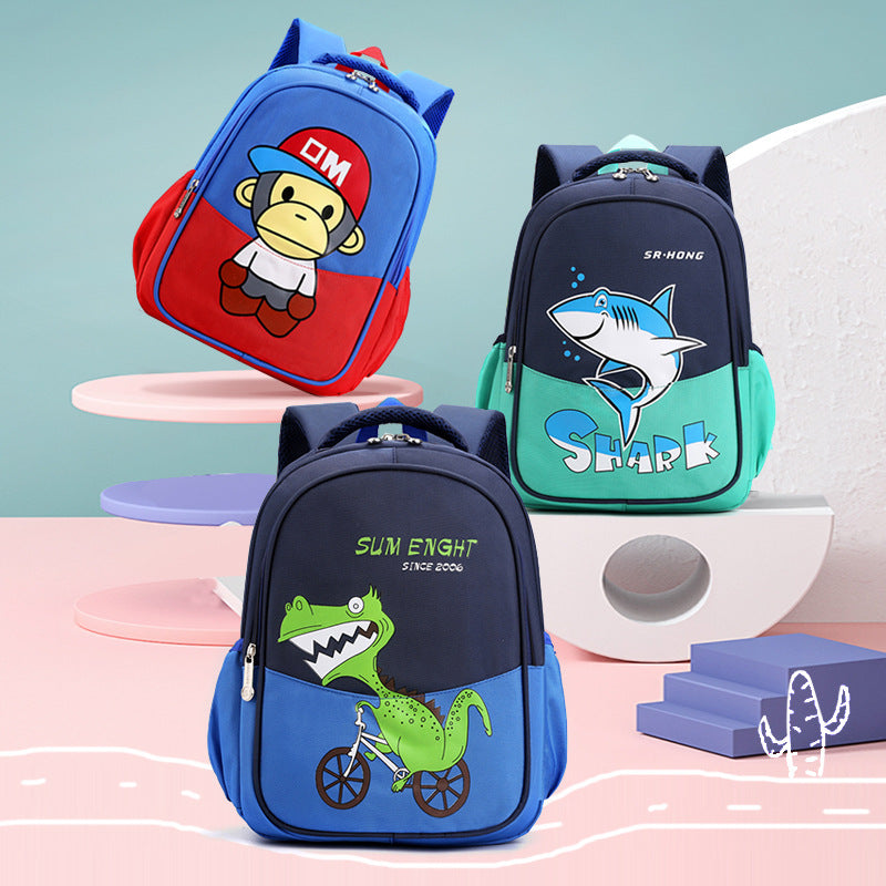 Children's Schoolbag Printing LOGO Printing Elementary School Schoolbags Kindergarten Backpack Boys And Girls 1-6 Grade Backpack