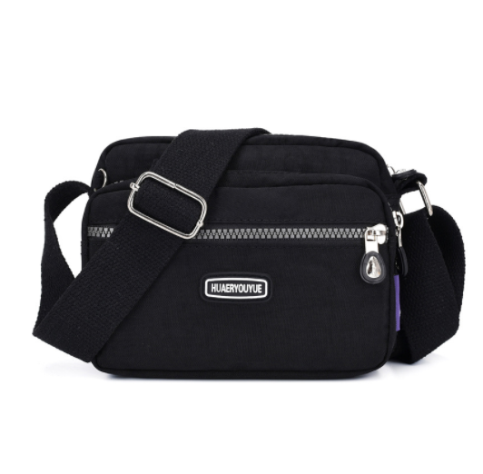 Messenger Bag Small Square Simple And Versatile Nylon Multi Compartment