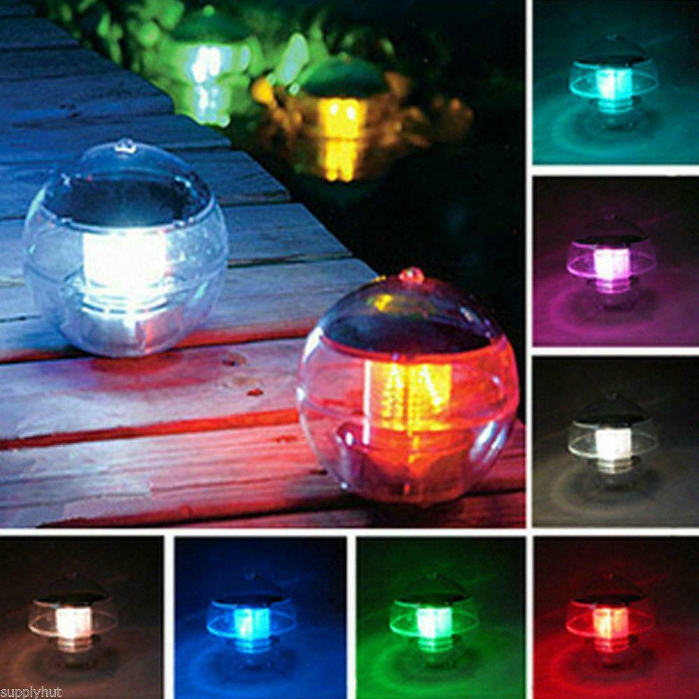 LED Solar Water Floating Light Magic Floating Ball Light Garden Decoration Swimming Pool Light