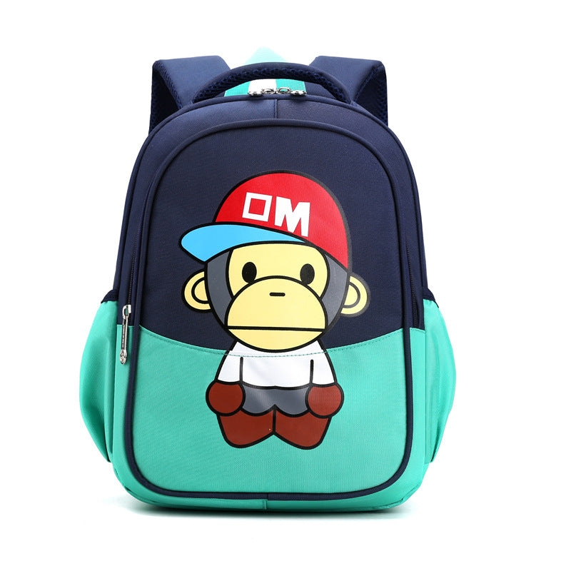 Children's Schoolbag Printing LOGO Printing Elementary School Schoolbags Kindergarten Backpack Boys And Girls 1-6 Grade Backpack