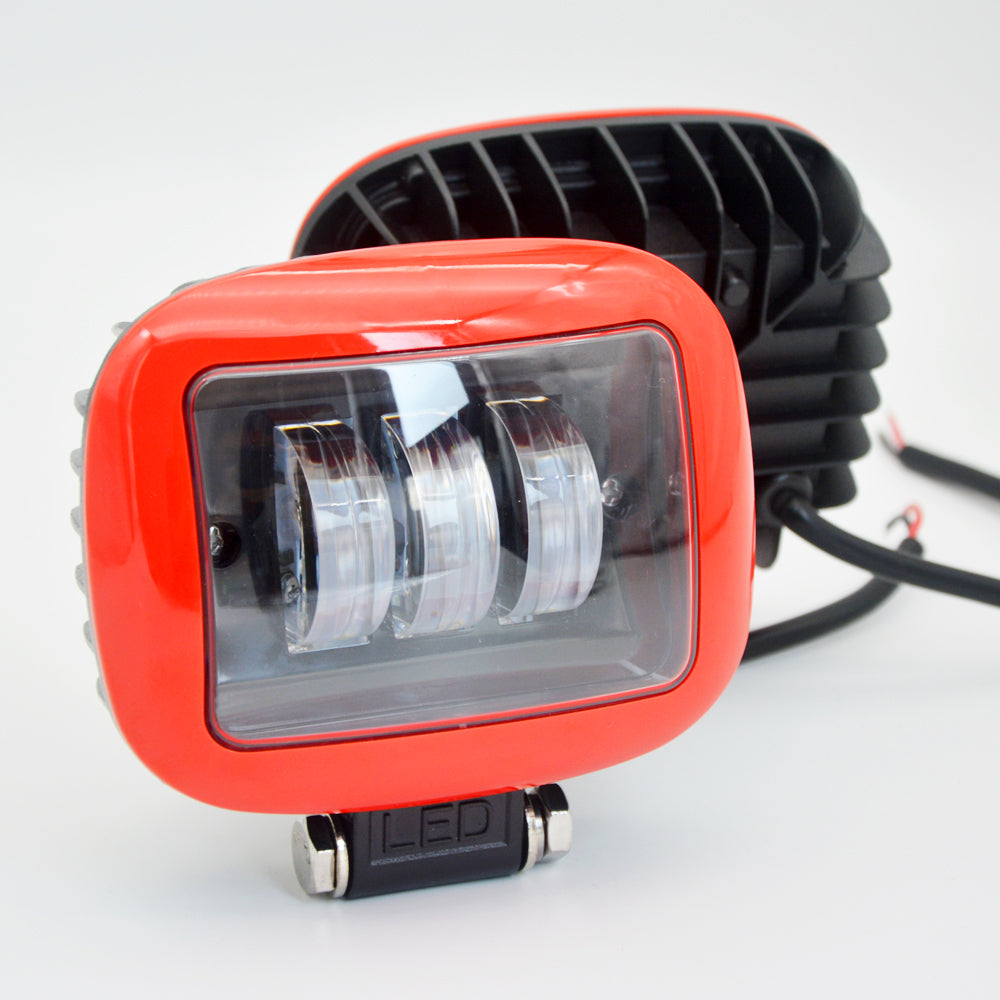 Red Square 30w Motocross Led Work Light