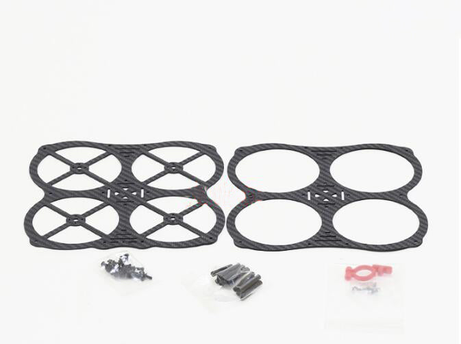 130 Racks Through The H130 Rack Q4 Butterfly Carbon Fiber Four-axis Rack With Protection Ring   Anti-collision Ring