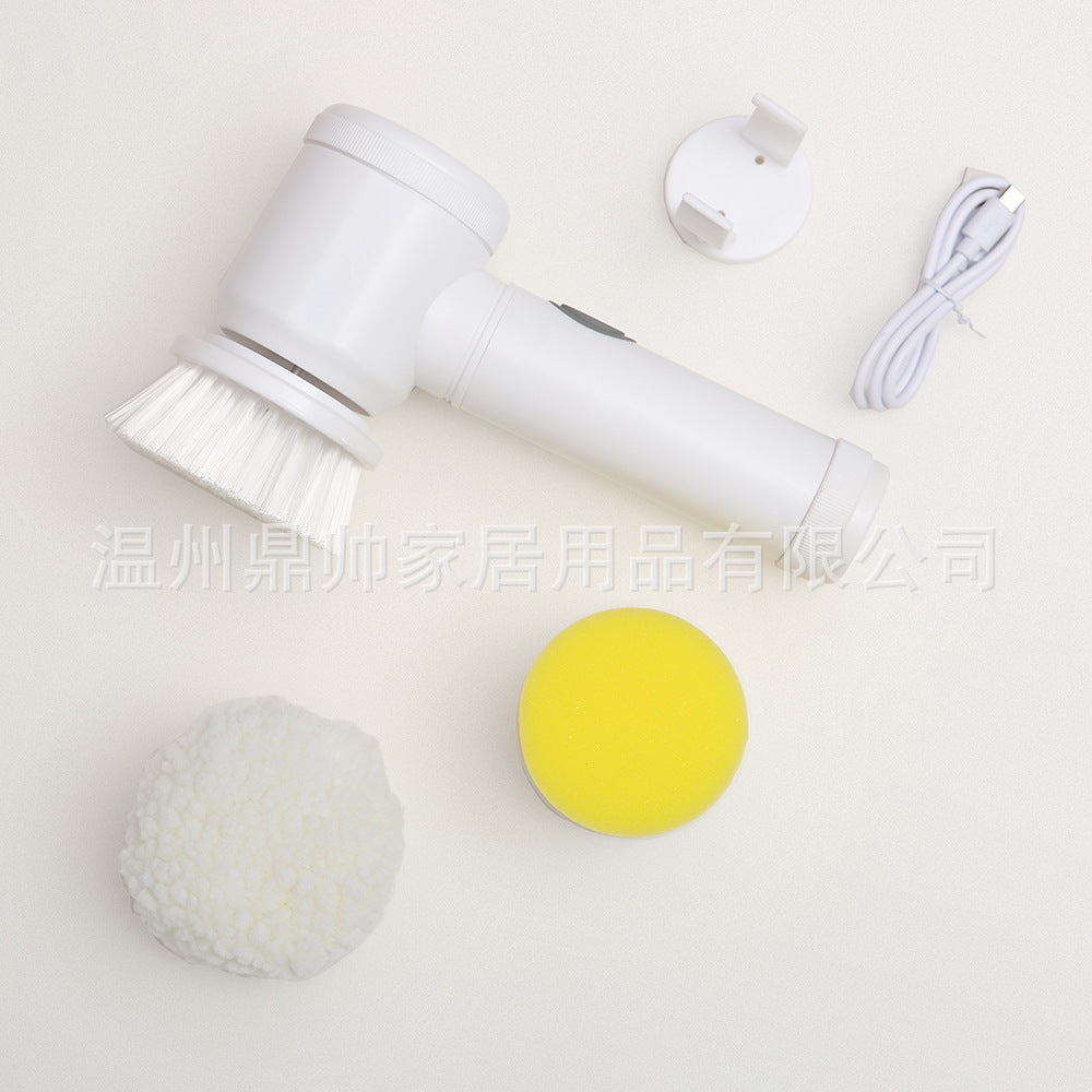 Magic Brush Kitchen Dishwashing Brush Pot Artifact Groove Multifunctional Brush Electric Cleaning Brush