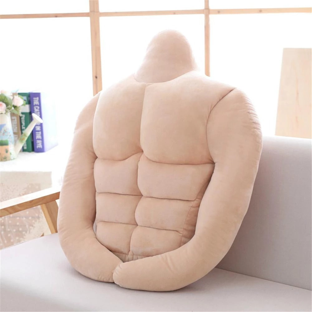 Muscle plush pillow