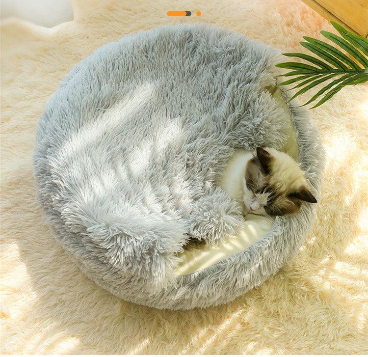 Cat Litter Four Seasons Universal Winter Warmth Semi-closed Kitten Net Red Pet