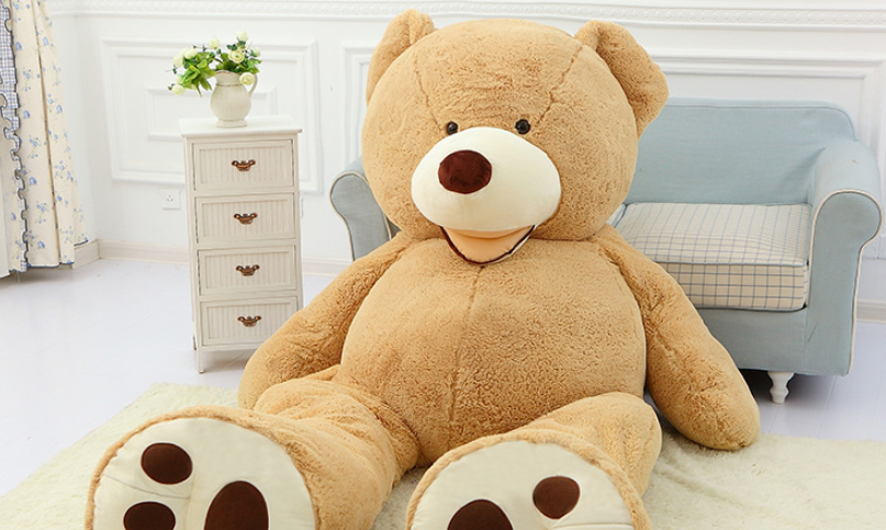 Giant Teddy Bear Plush Toy Huge Soft Toys Leather Shell