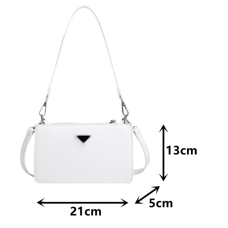 Luxury Pink Women's Crossbody Bag Brand Designer Shoulder Bag Quality Small Pu Leather Handbags Female Fashion Messenger Bag Sac