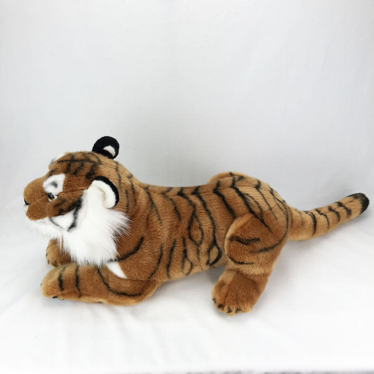 Yellow Tiger Plush Toy Doll Ornament