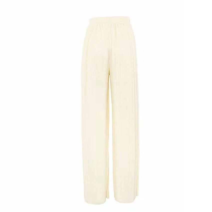 New Autumn And Winter Pleated Shirt Pleated Trousers Suit