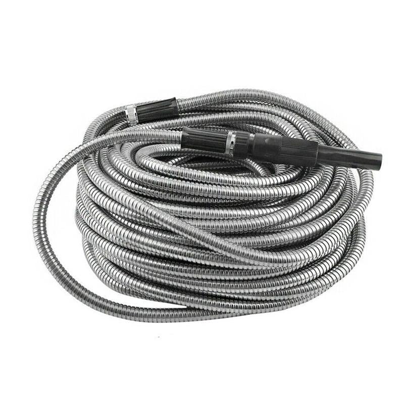 Stainless steel metal garden hose