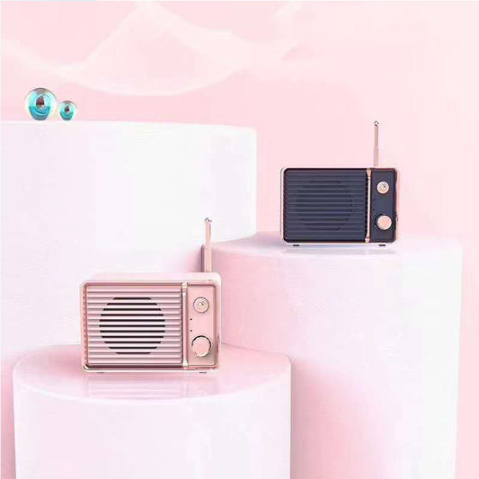 Retro small TV wireless bluetooth speaker creative