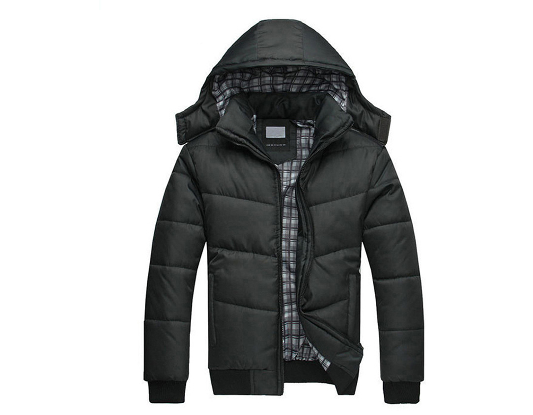 Men's cotton clothing Autumn and winter hooded Korean version of the thick cotton jacket explosion models middle-aged cotton men