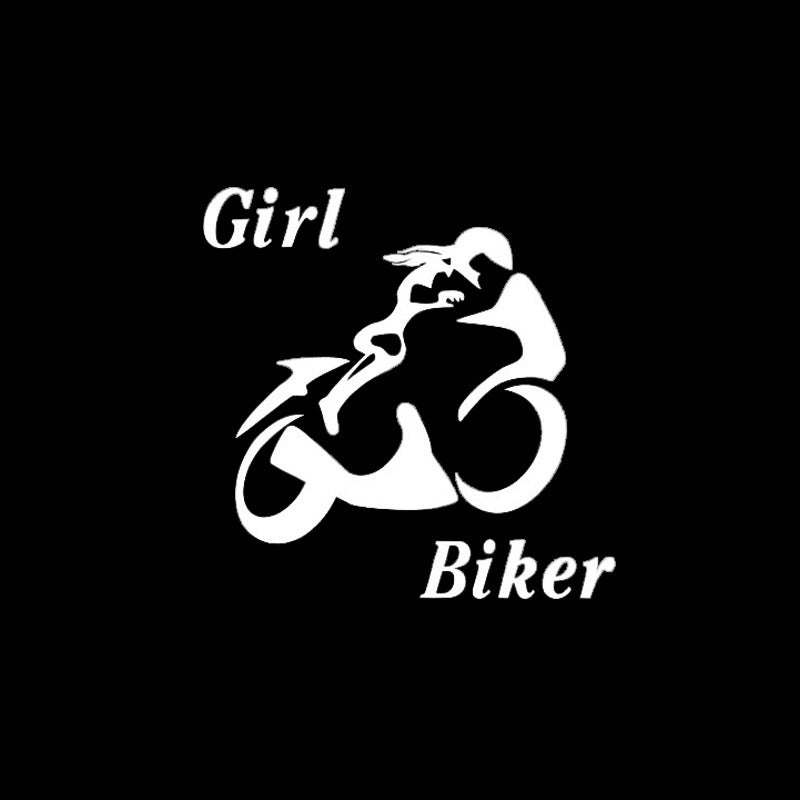 Female Motorcycle Hand Car Reflective Stickers