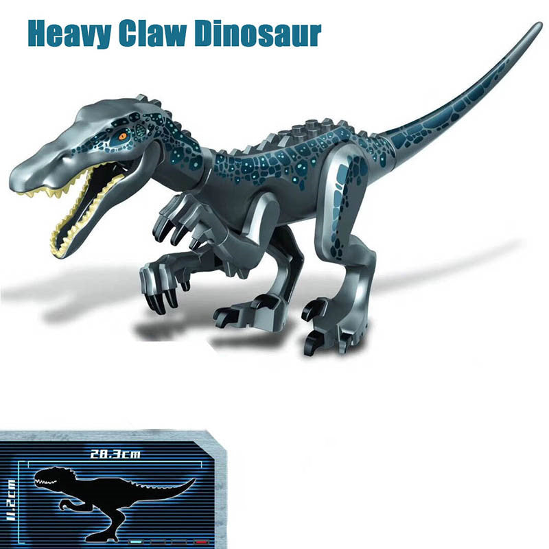 Jurassic Colorful Dinosaur Building Blocks Children's Puzzle Assembling And Inserting Boy Toys